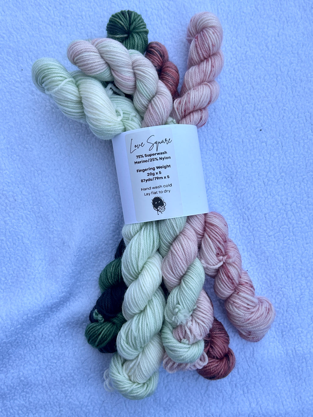 Love Square Minis | Fingering Sock